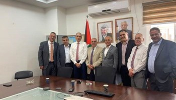 مجلس إدارة جمعية مدققي الحسابات القانونيين الفلسطينية يعقد اجتماعاً مع مدير عام الادارة العامة لضريبة القيمة المضافة والجمارك والمكوس السيد/لؤي حنش